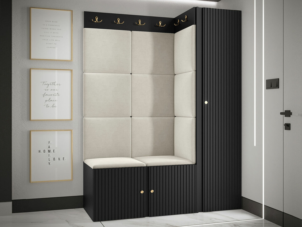 Set arredo da corridoio Hartford 385 (Nero)