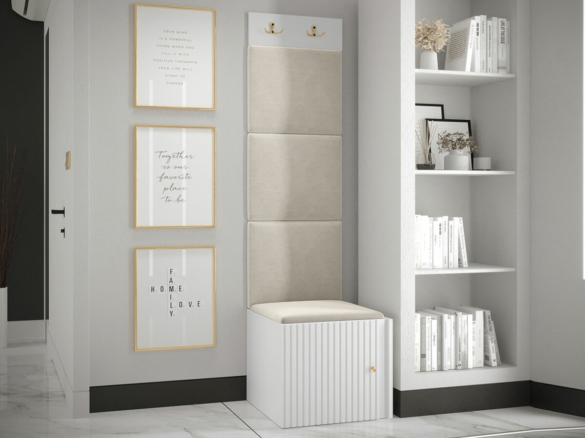 Set arredo da corridoio Hartford 386 (Bianco)