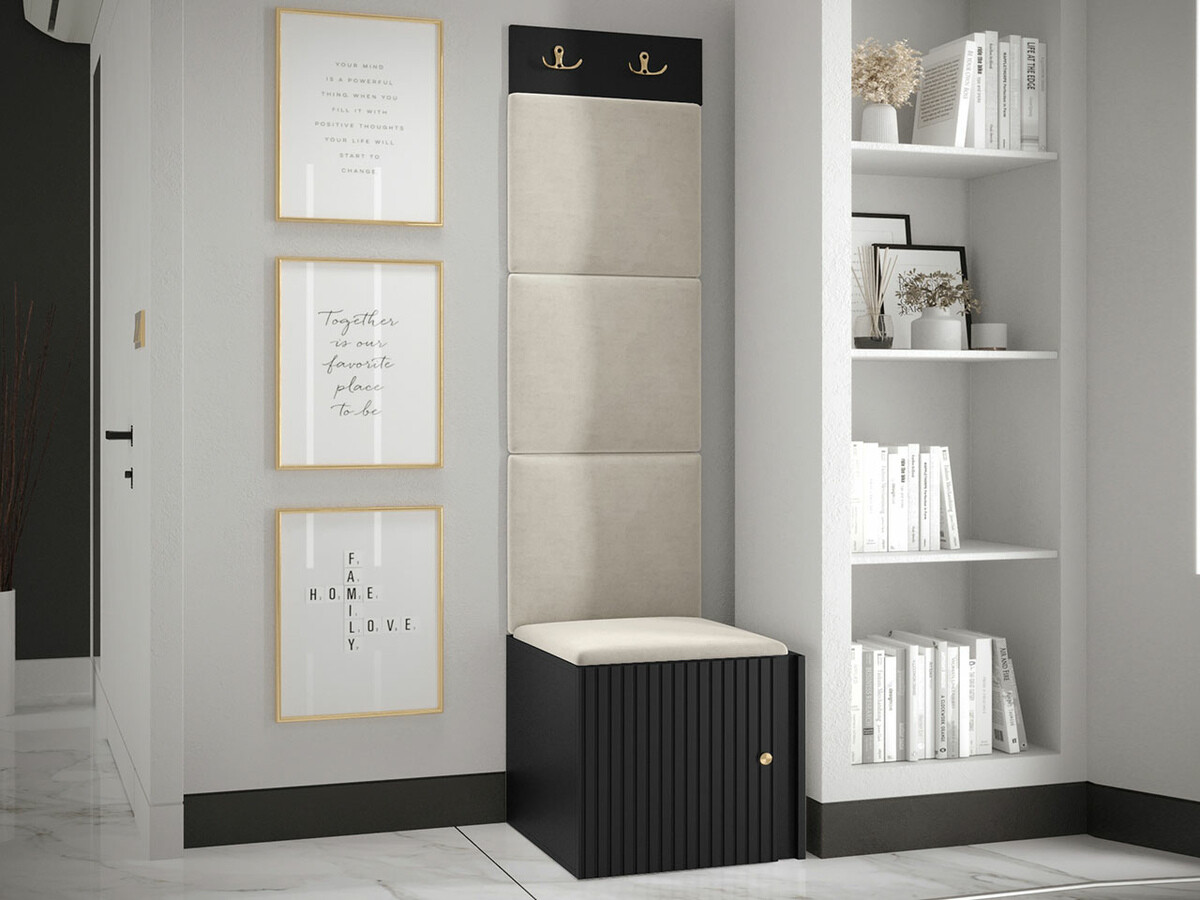 Set arredo da corridoio Hartford 386 (Nero)