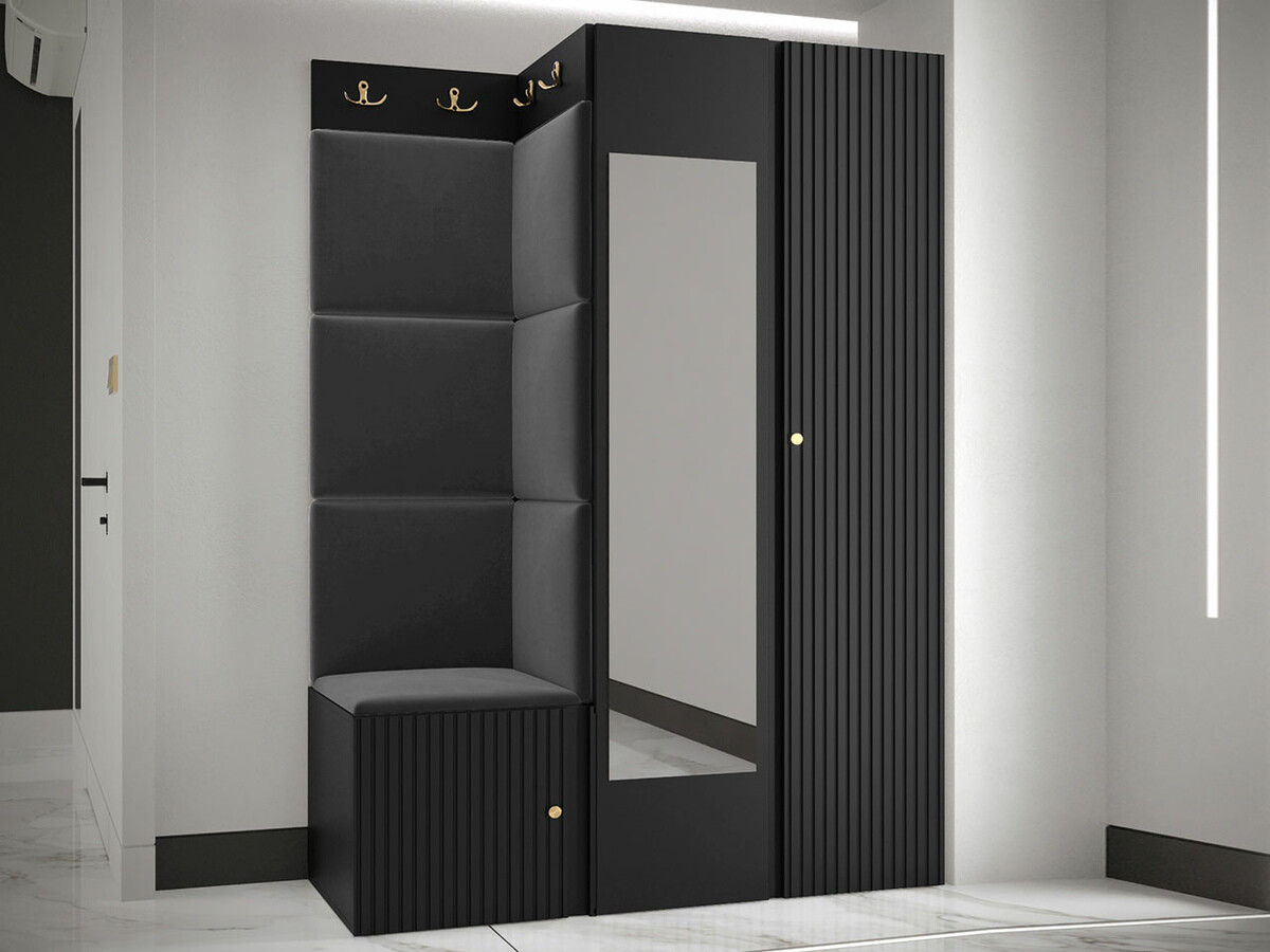Set arredo da corridoio Hartford 388 (Nero)