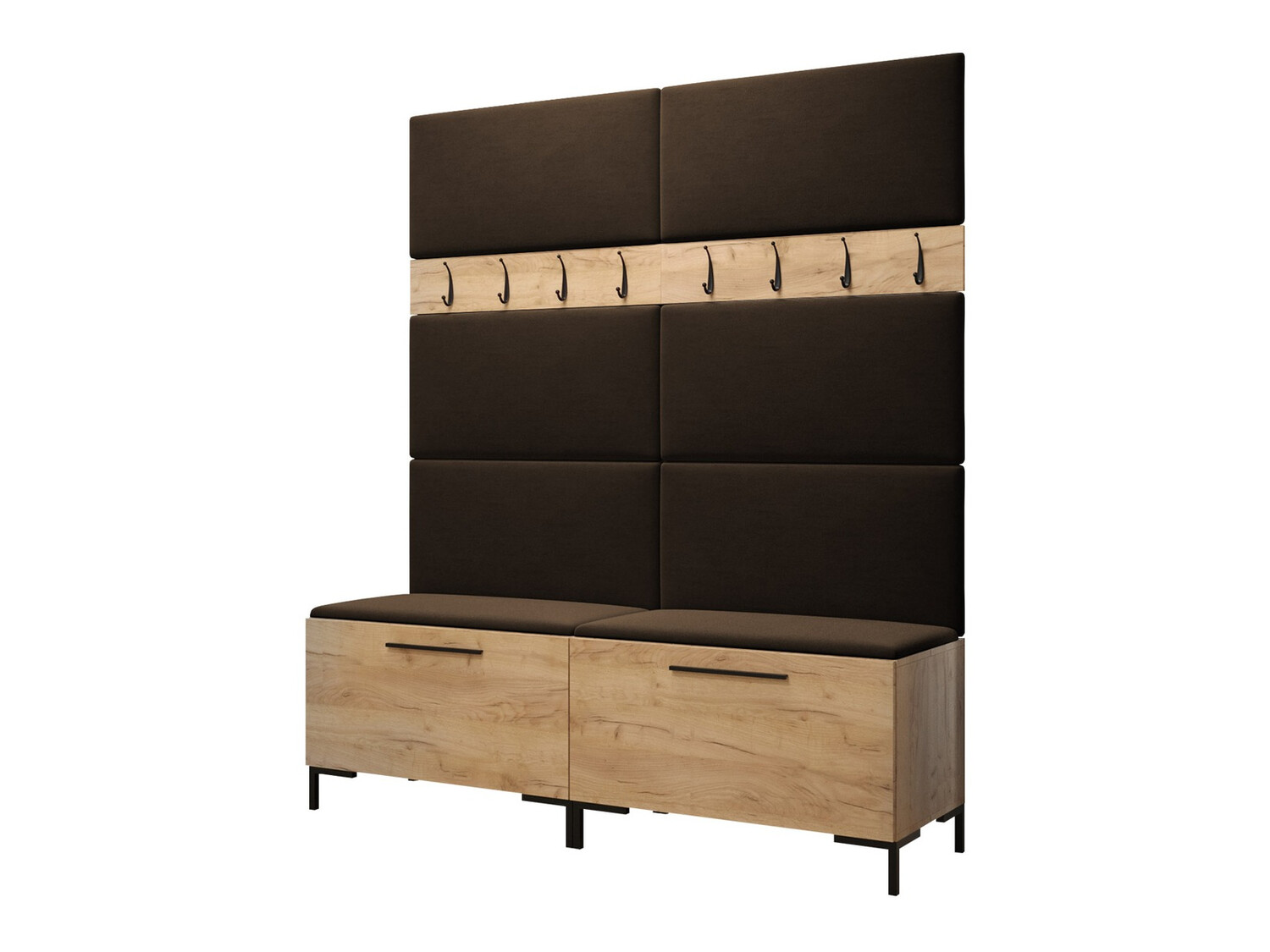 Set arredo da corridoio Nomal II (Craft quercia)
