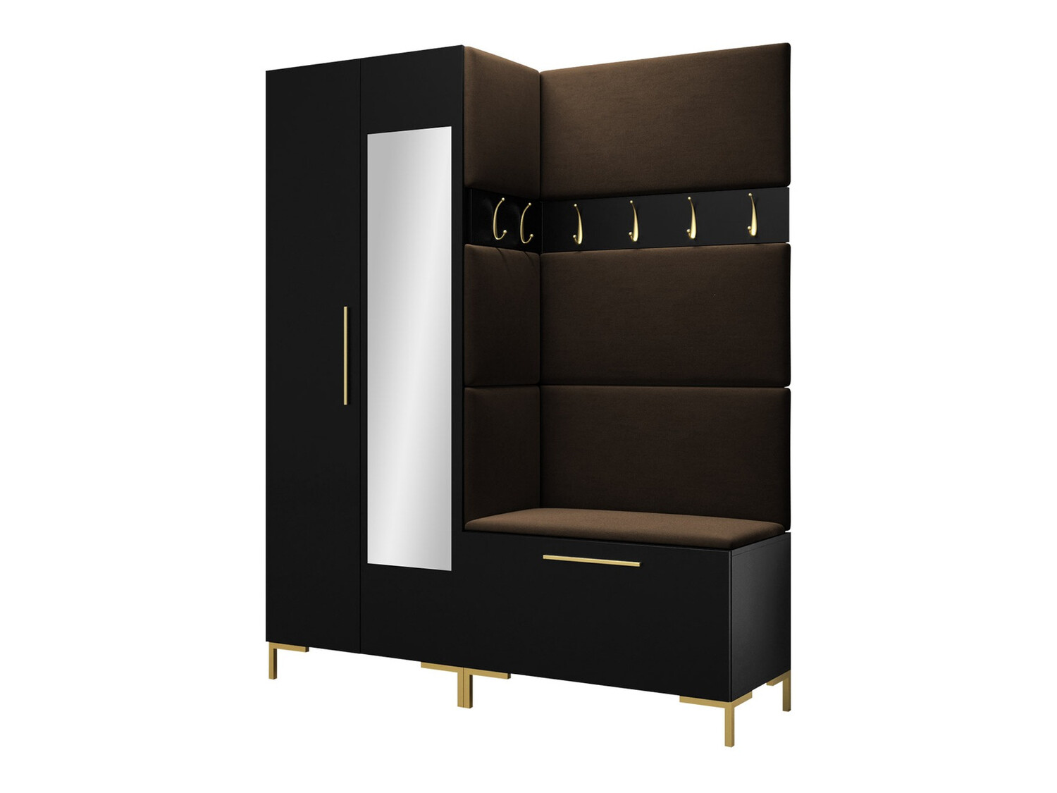 Set arredo da corridoio Nomal IX (Nero)