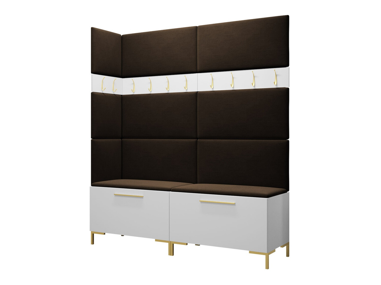 Set arredo da corridoio Nomal V (Bianco)