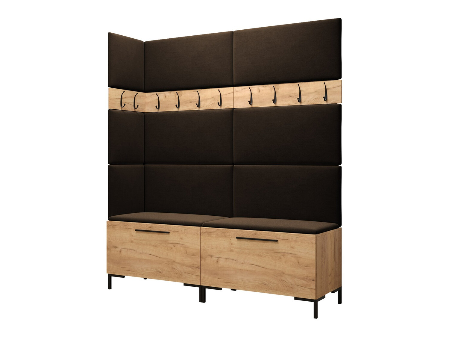 Set arredo da corridoio Nomal V (Craft quercia)
