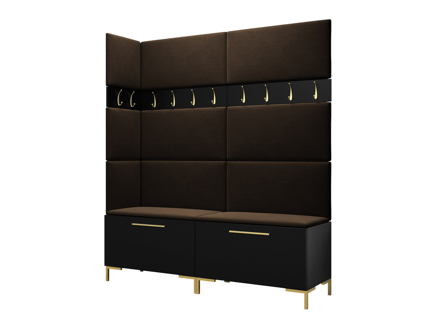 Set arredo da corridoio Nomal V (Nero)