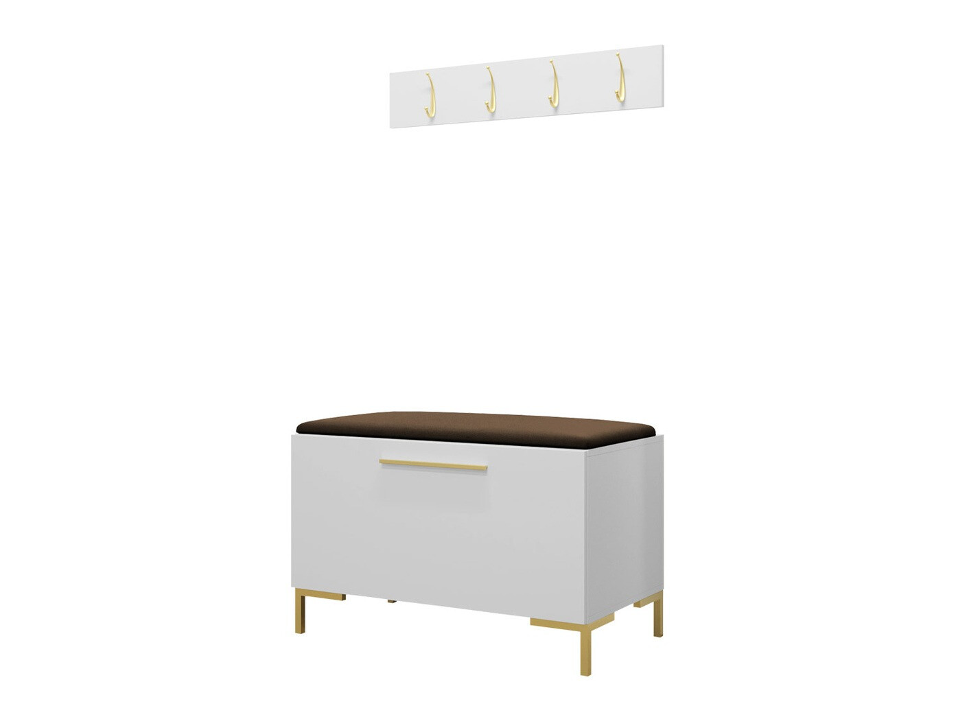 Set arredo da corridoio Nomal VIII (Bianco)