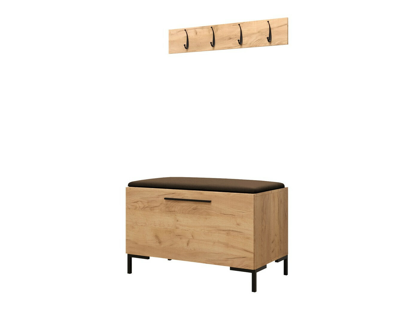 Set arredo da corridoio Nomal VIII (Craft quercia)