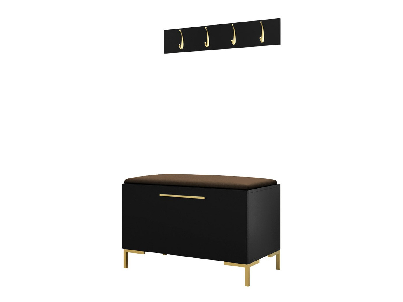 Set arredo da corridoio Nomal VIII (Nero)