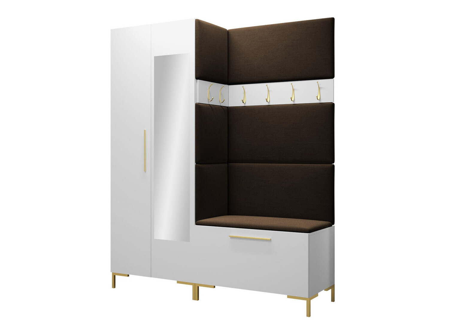 Set arredo da corridoio Nomal IX (Bianco)