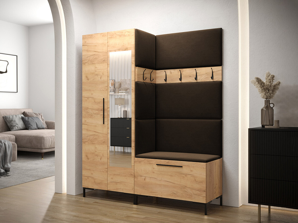 Set arredo da corridoio Nomal IX (Craft quercia)