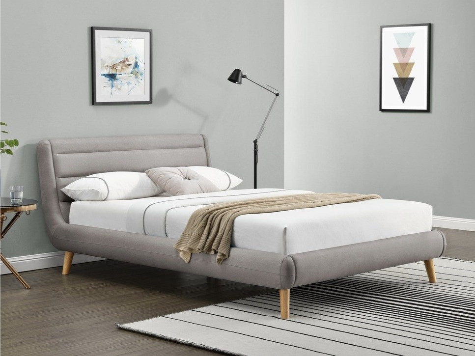 Letto Houston 588 (Grigio chiaro)