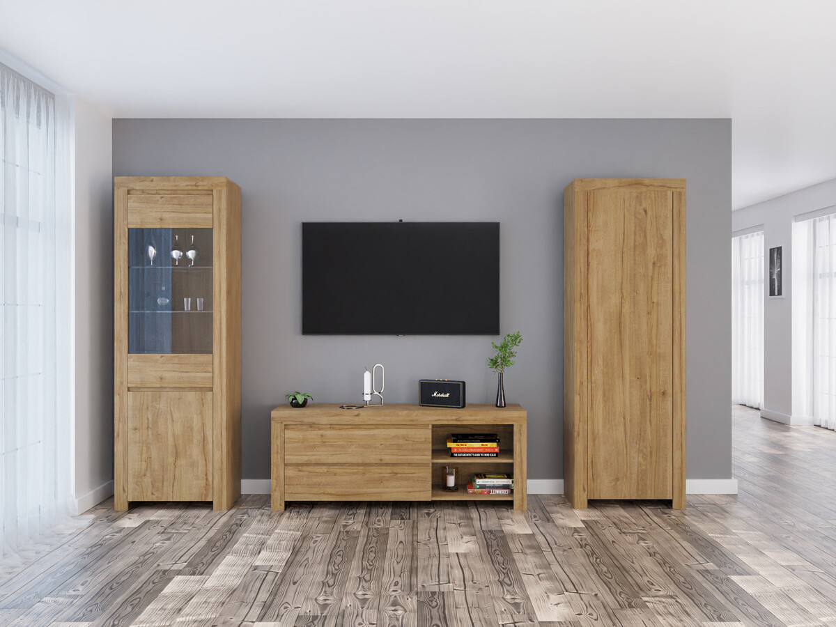 Parete attrezzata Sonsoru 148 (Quercia)