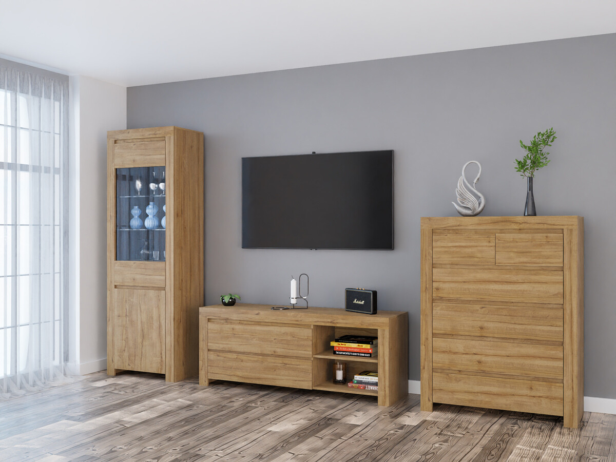 Parete attrezzata Sonsoru 149 (Quercia)