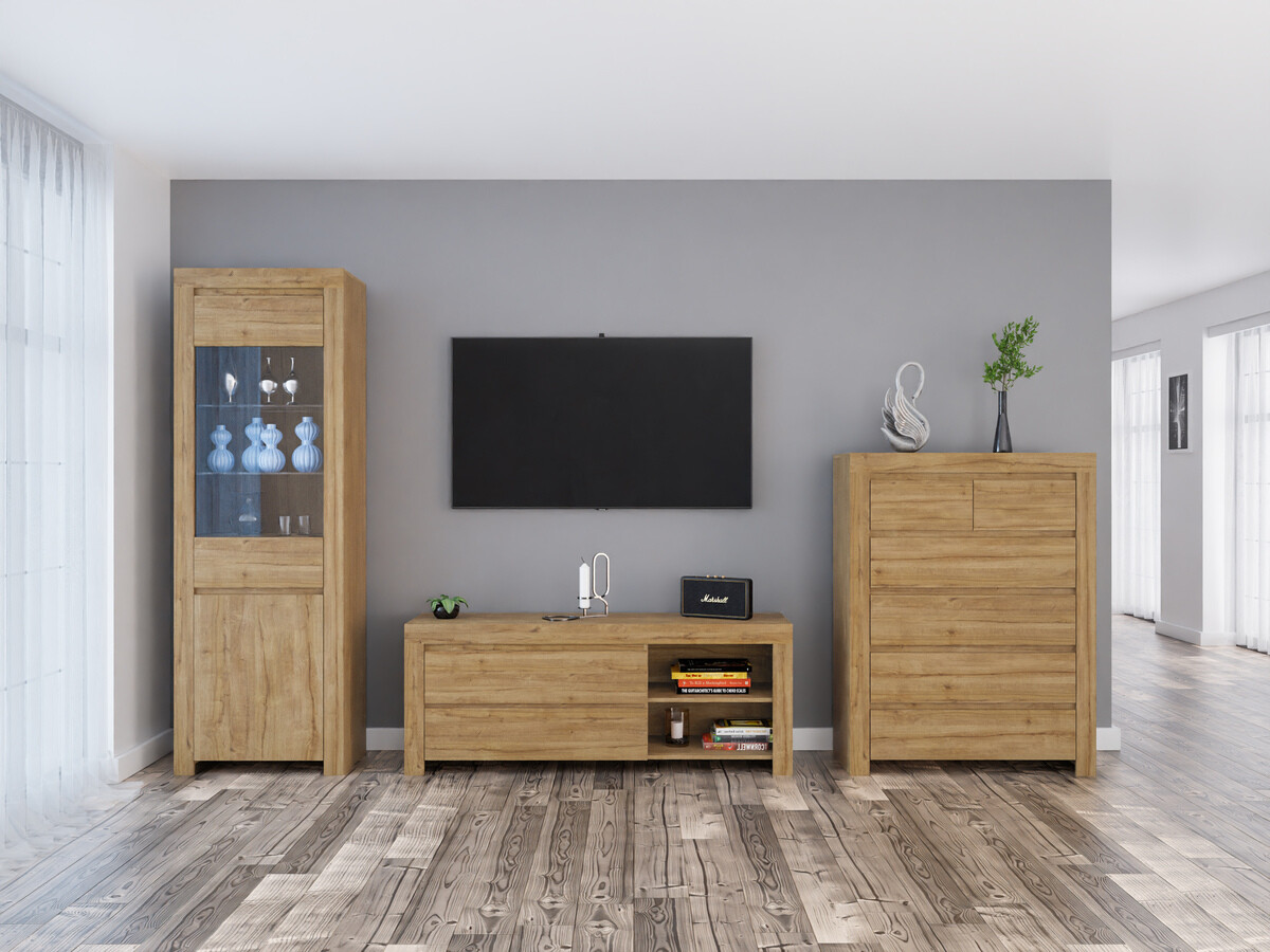 Parete attrezzata Sonsoru 149 (Quercia)