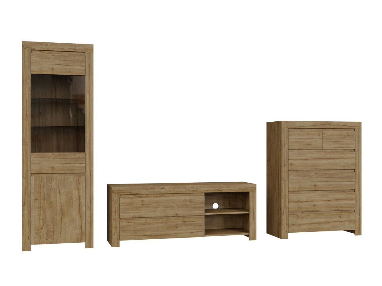 Parete attrezzata Sonsoru 149 (Quercia)