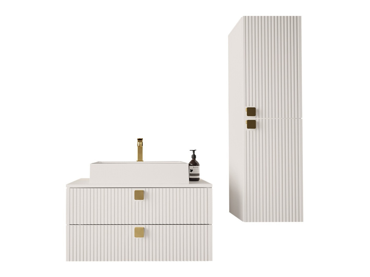 Set bagno Panium (Bianco)