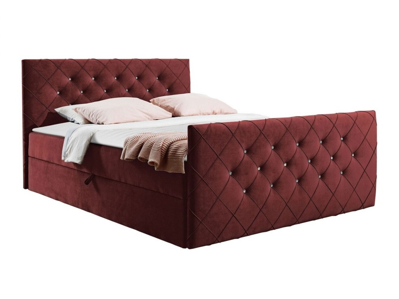 Letto continentale Carmen (Amor Velvet 4306)