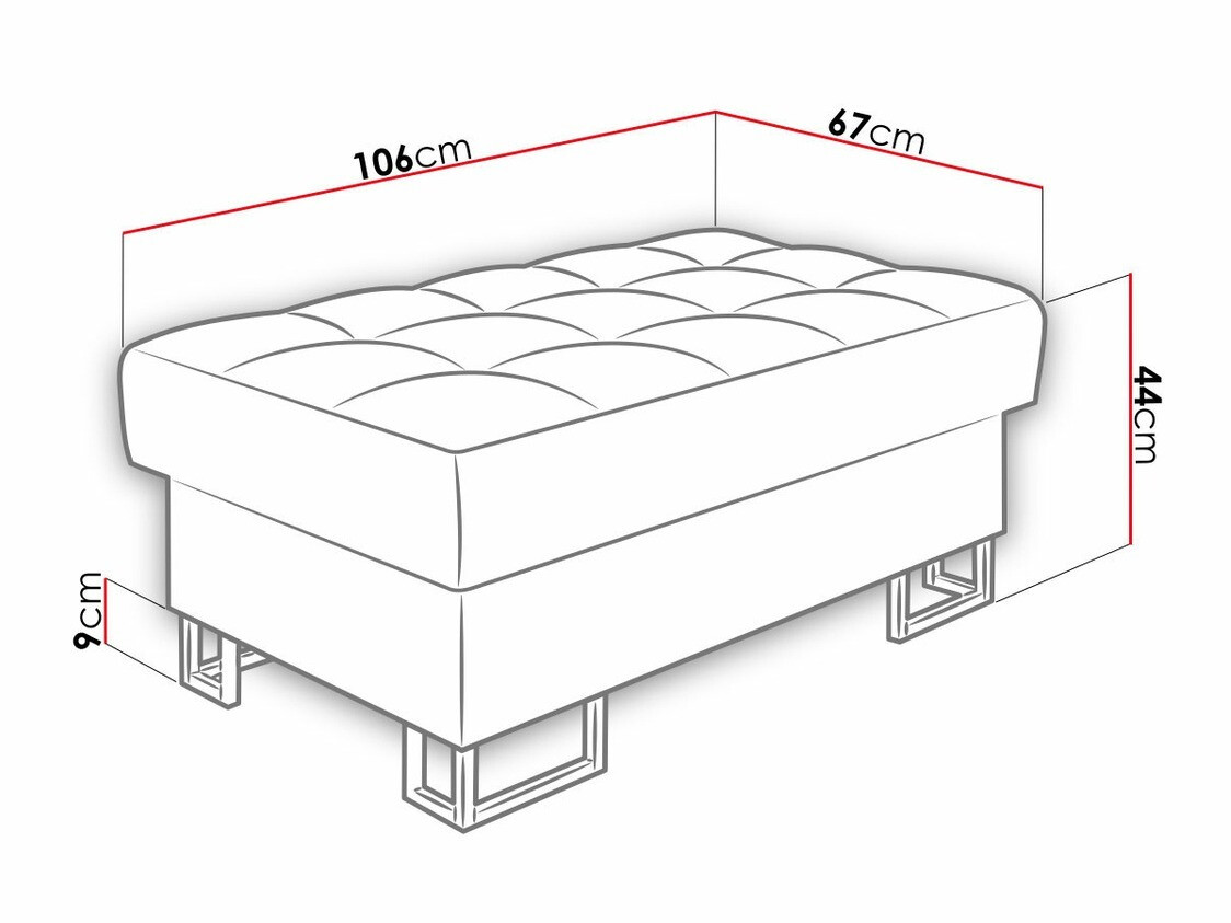 Panca morbida Comfivo Anima (Venus Velvet 2932)