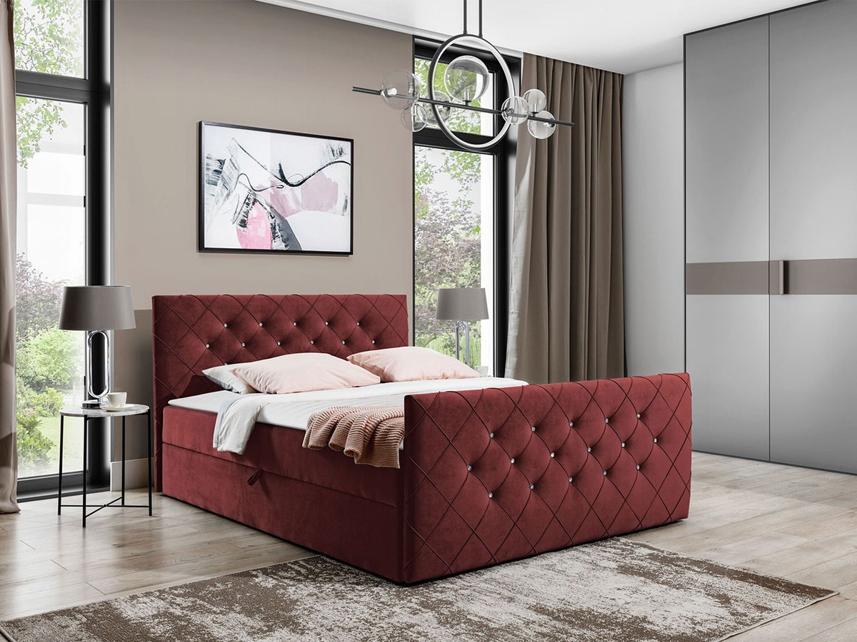 Letto continentale Carmen (Amor Velvet 4306)