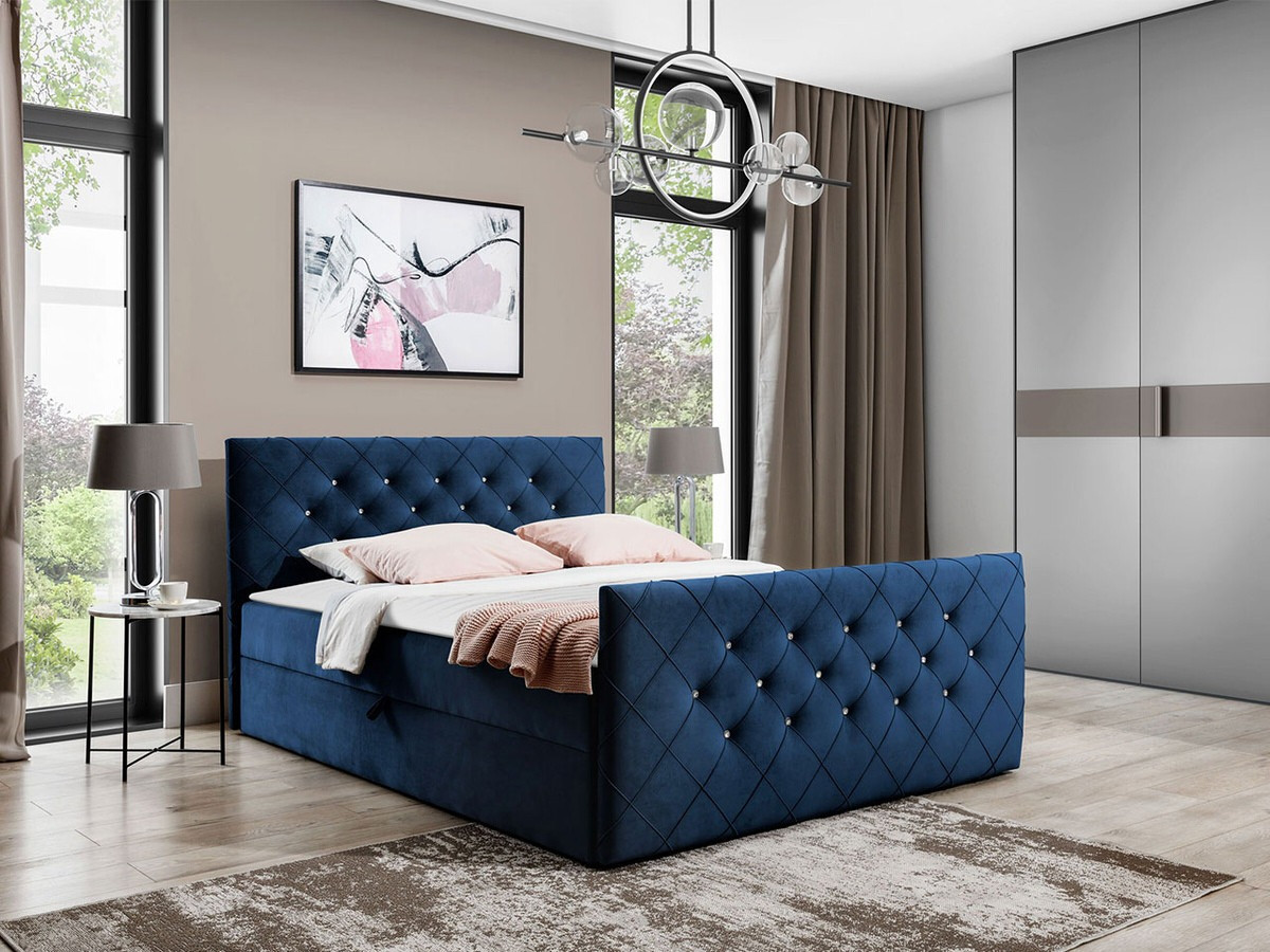 Letto continentale Carmen (Amor Velvet 4313)