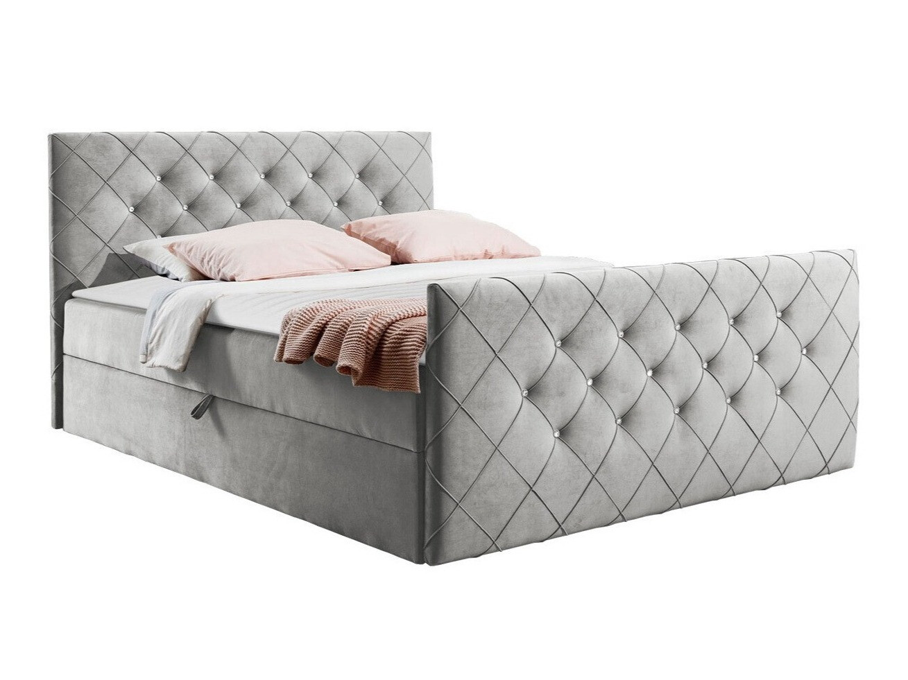 Letto continentale Carmen (Amor Velvet 4318)