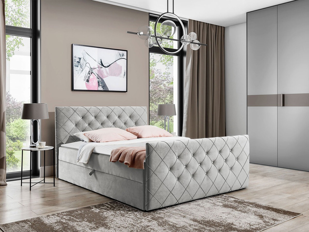 Letto continentale Carmen (Amor Velvet 4318)