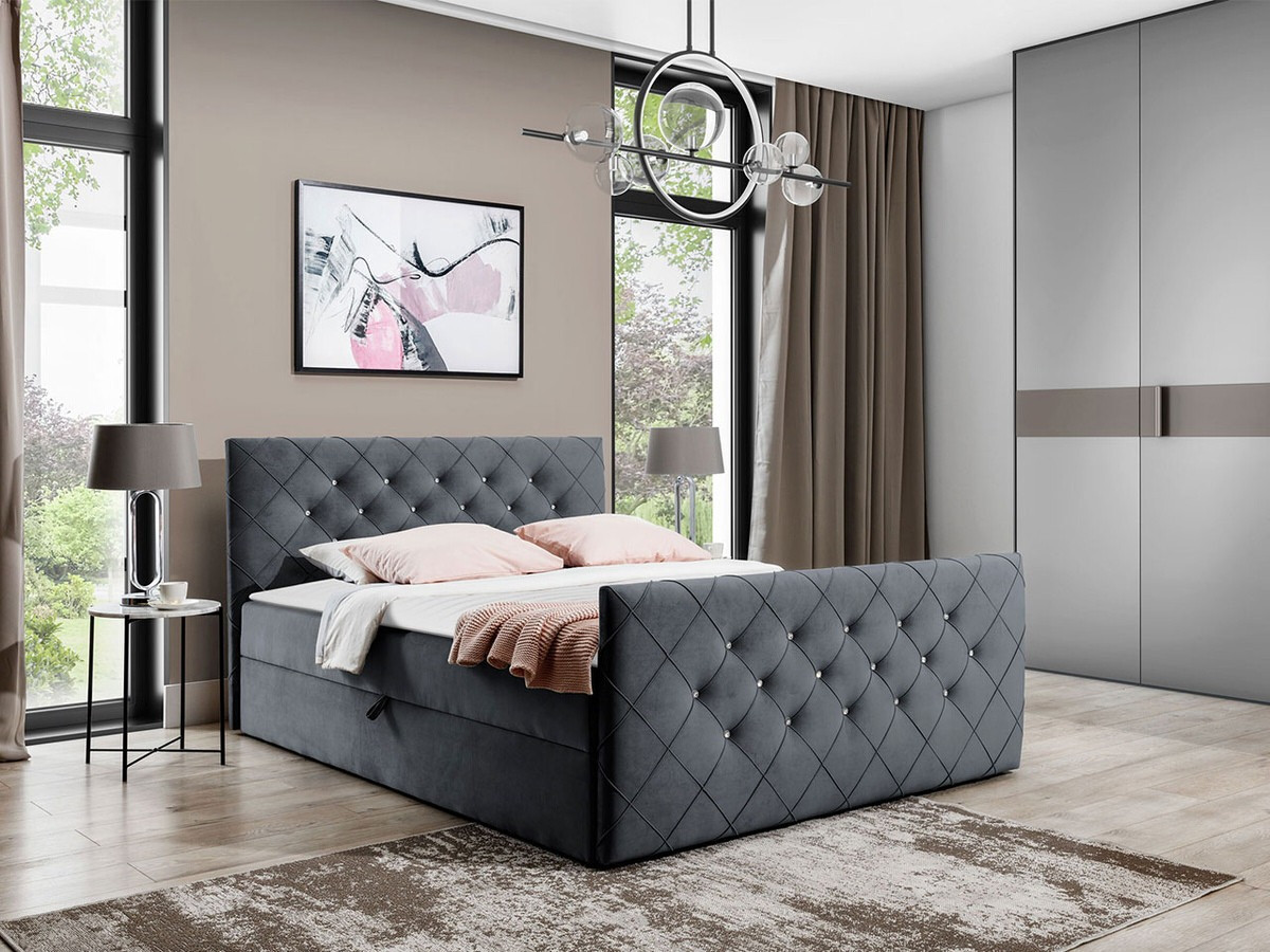 Letto continentale Carmen (Amor Velvet 4321)