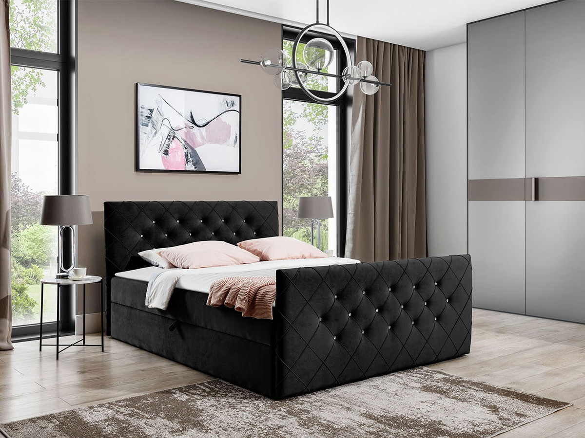 Letto continentale Carmen (Amor Velvet 4322)