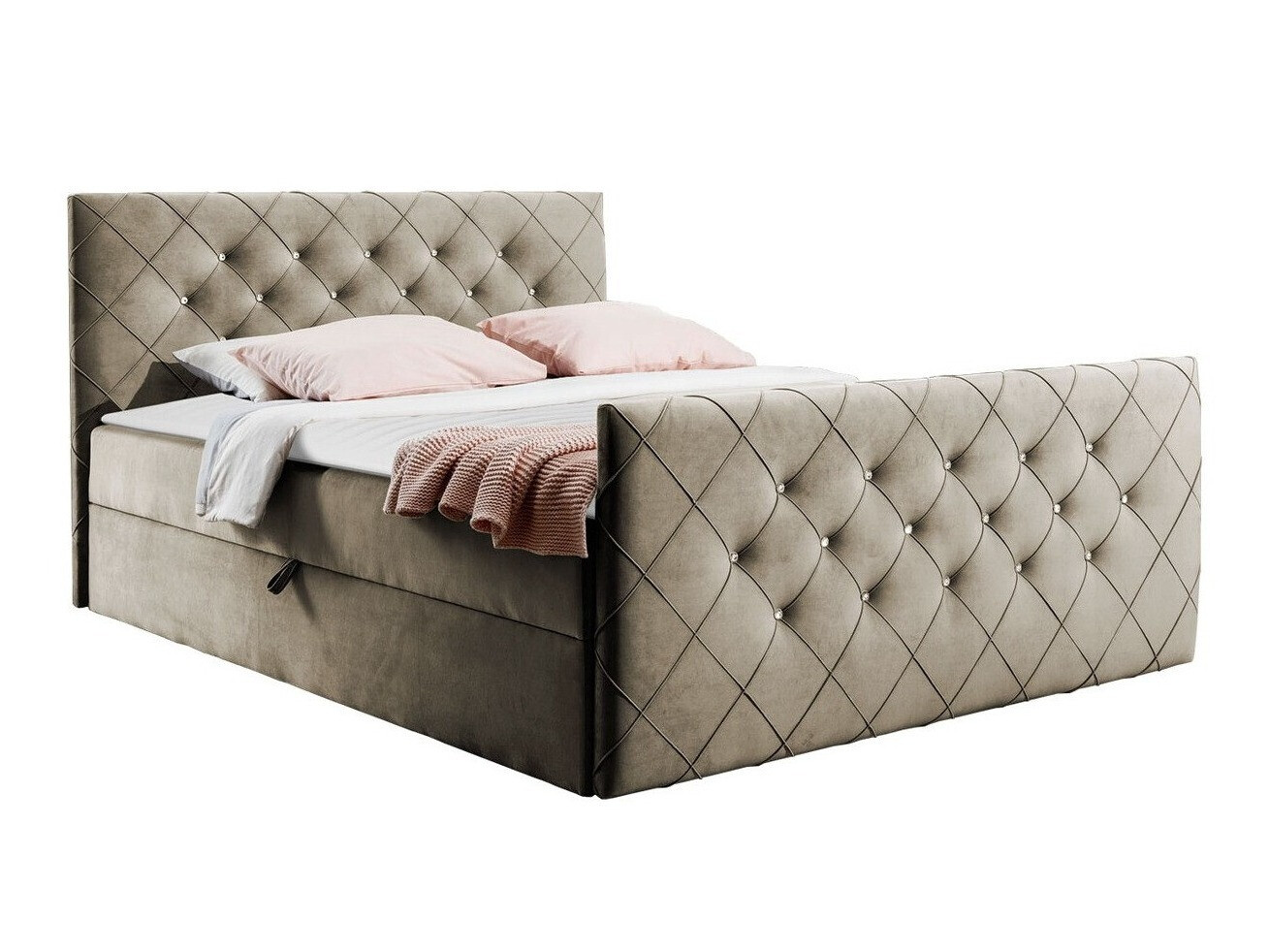 Letto continentale Carmen (Magic Velvet 2208)
