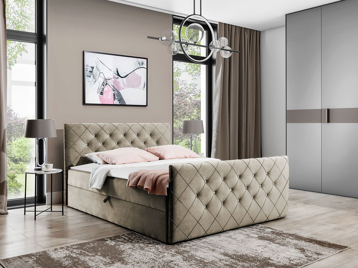 Letto continentale Carmen (Magic Velvet 2208)