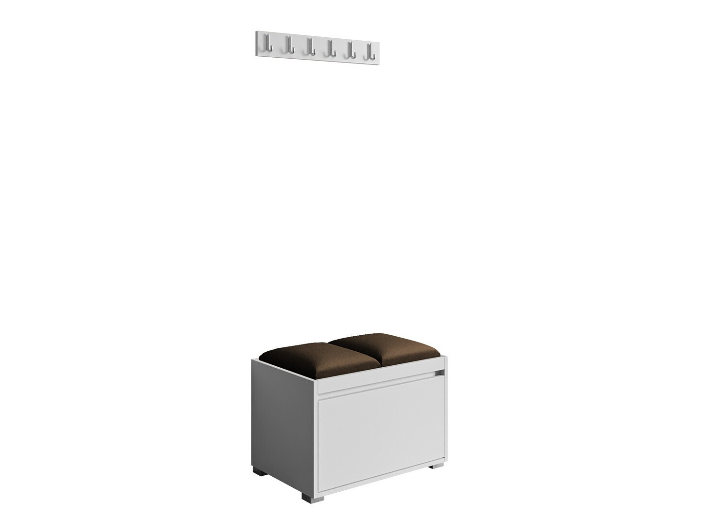 Set arredo da corridoio Comfivo Pinus VI (Bianco + Manila 04)