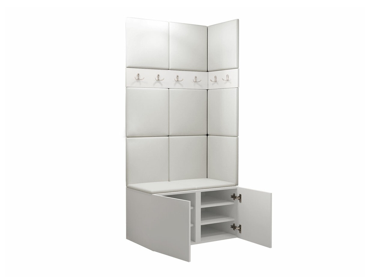 Set arredo da corridoio Pinis I (Bianco)