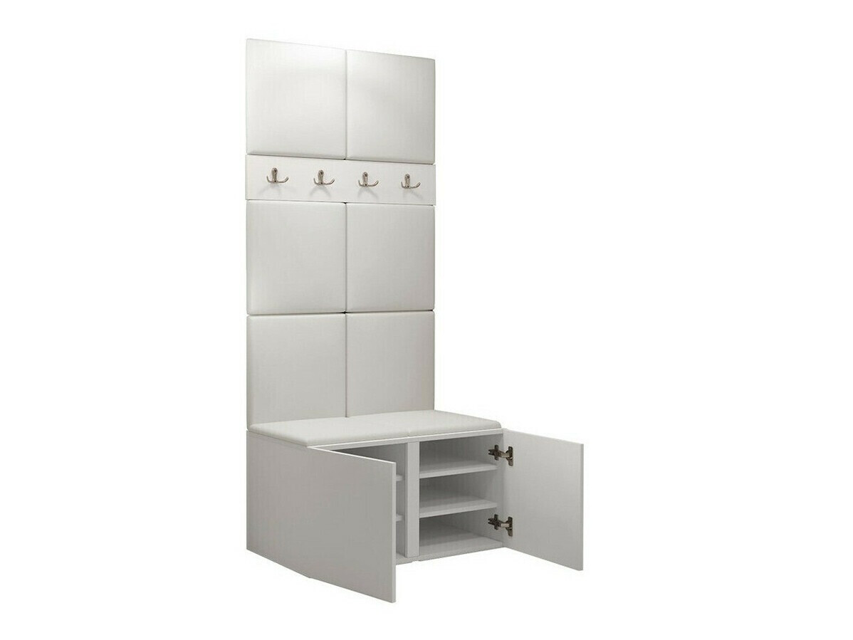 Set arredo da corridoio Pinis IV (Bianco)