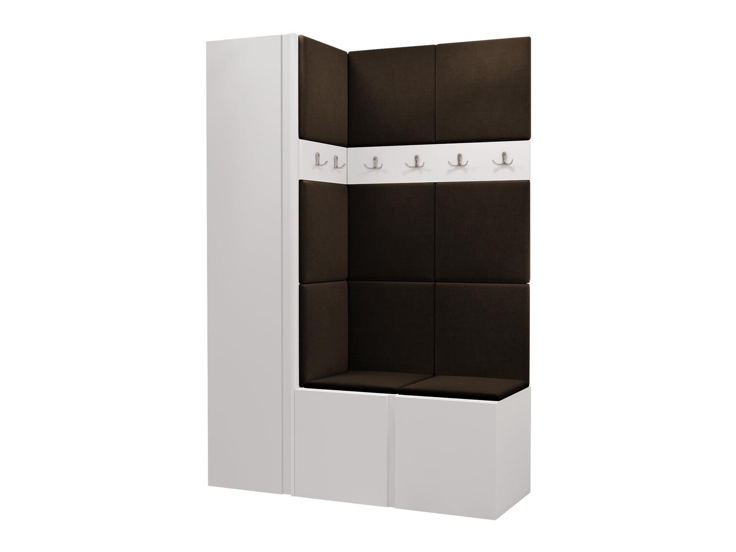 Set arredo da corridoio Pinis IX (Bianco)