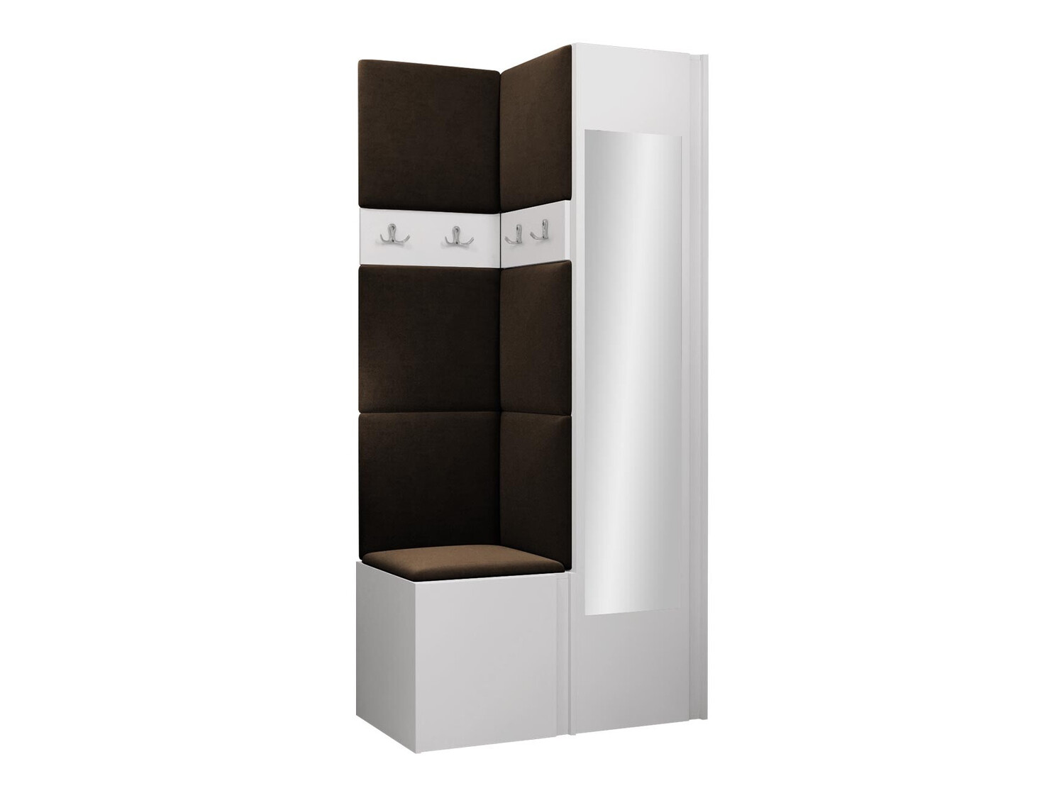 Set arredo da corridoio Pinis XXV (Bianco)
