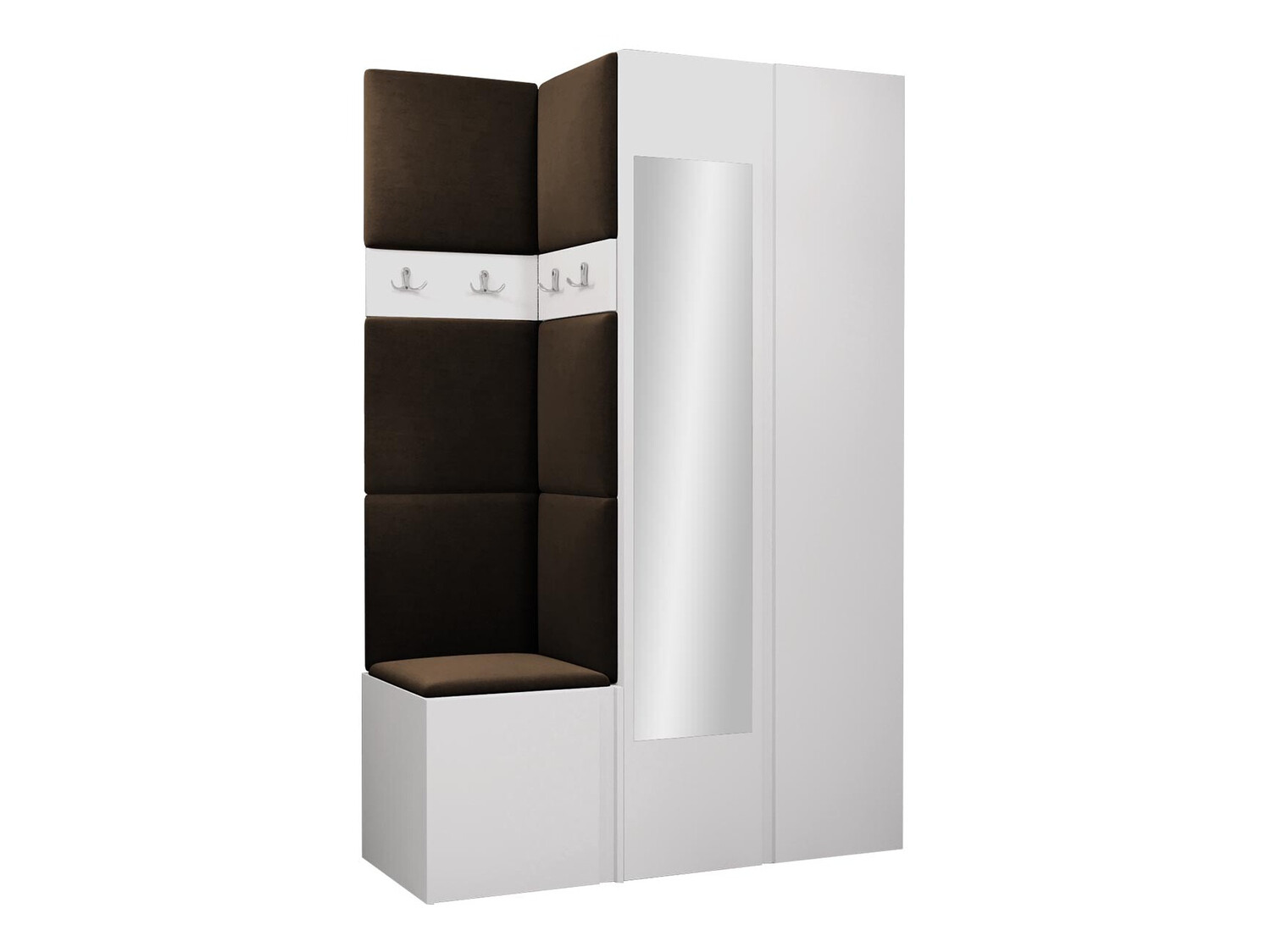 Set arredo da corridoio Pinis XXVI (Bianco)