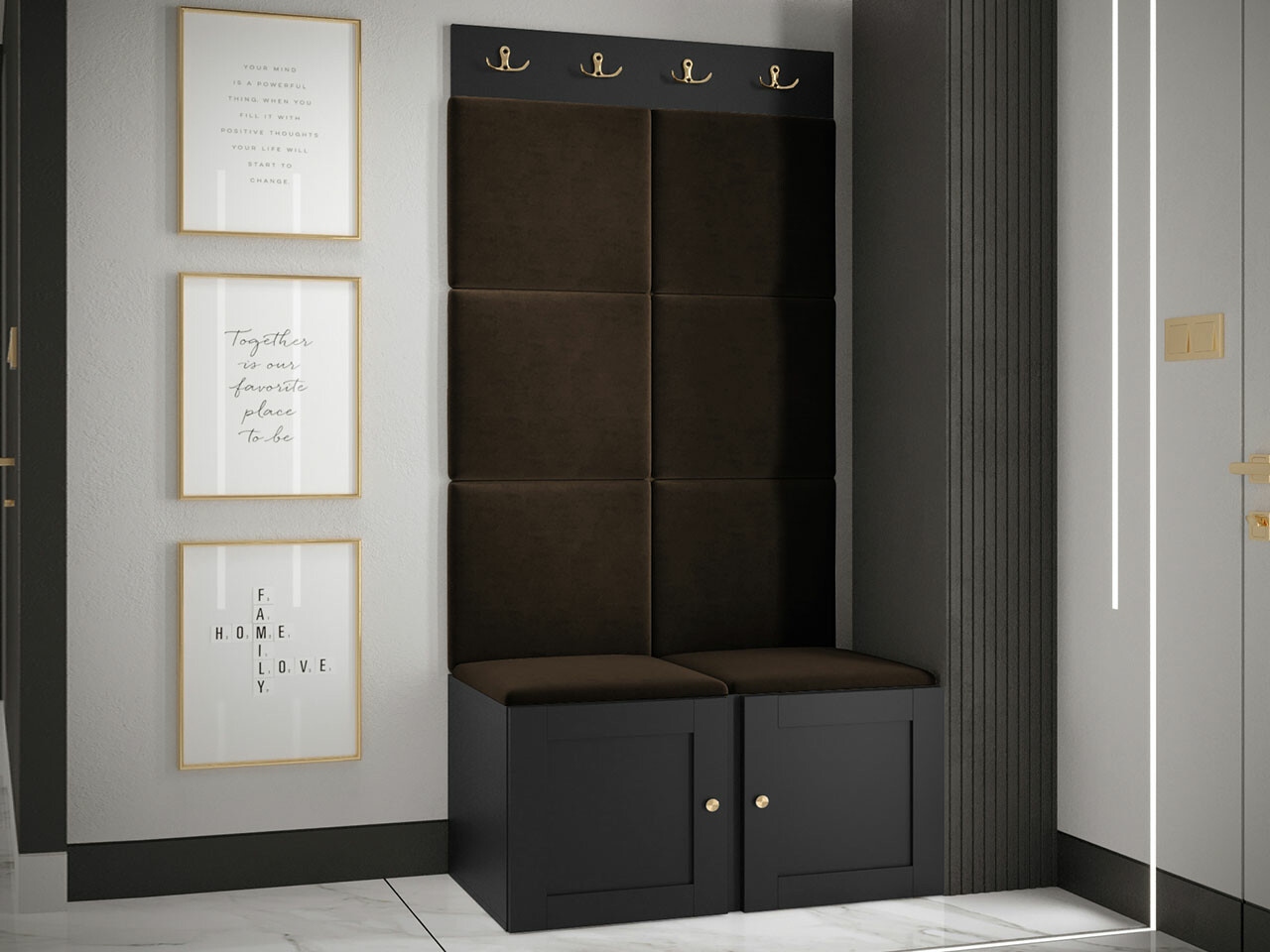 Set arredo da corridoio Hartford 375 (Manila 04)