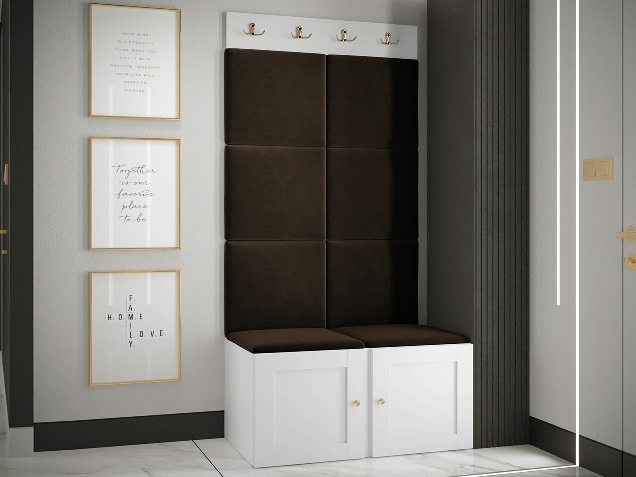 Set arredo da corridoio Hartford 375 (Manila 04)