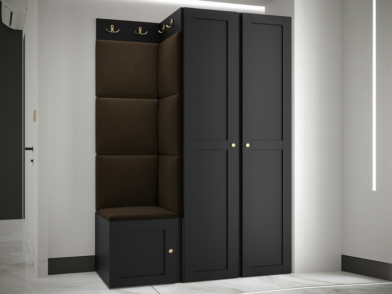 Set arredo da corridoio Hartford 379 (Manila 04)