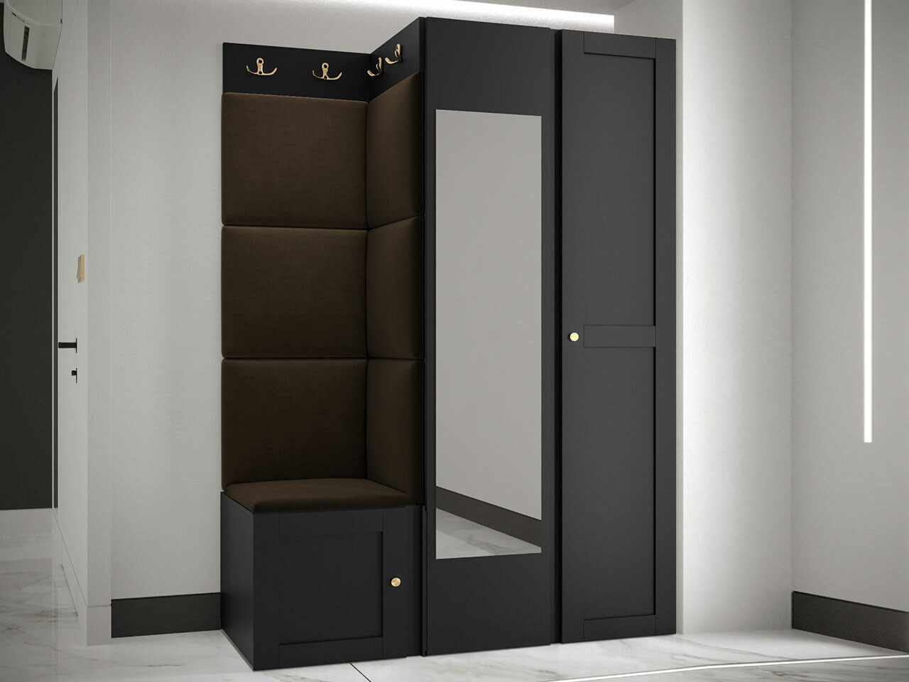 Set arredo da corridoio Hartford 380 (Manila 04)