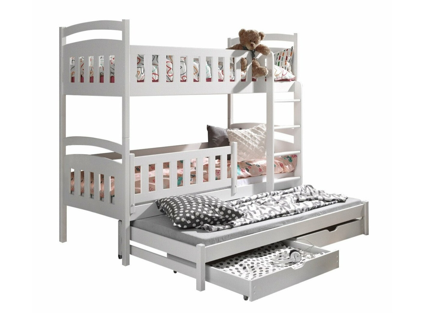 Letto a castello Vista 119 (Bianco)