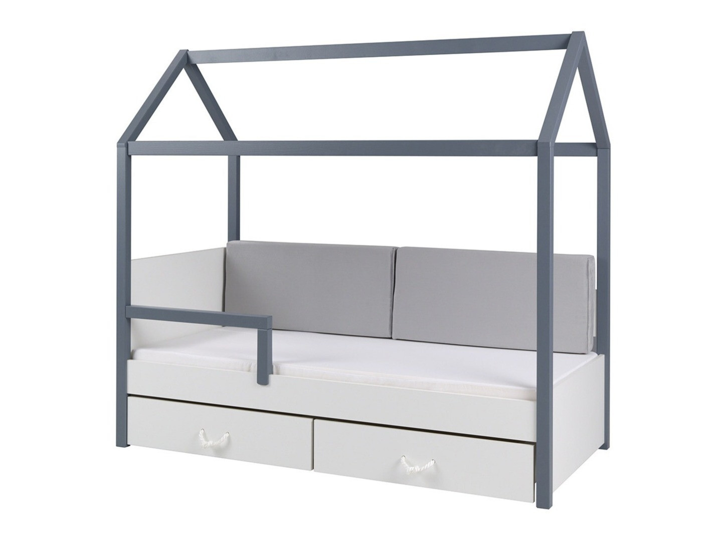 Letto Henderson 132 (Grafite + Bianco)