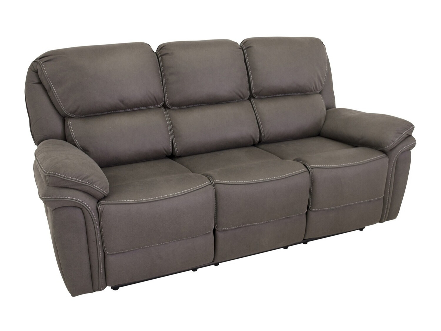 Divano reclinabile Dallas 4724 (Grigio)