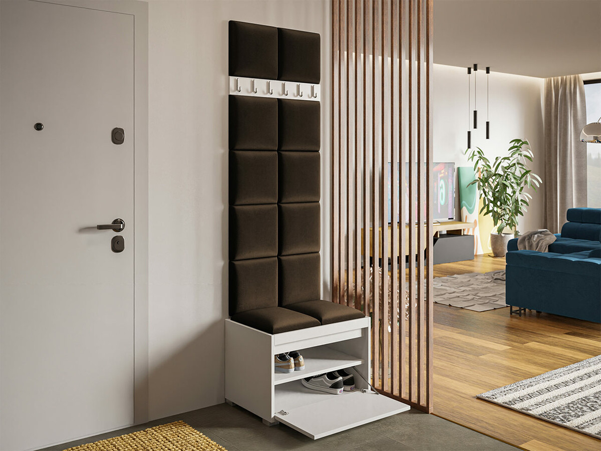 Set arredo da corridoio Comfivo Pinus VII (Bianco + Manila 04)