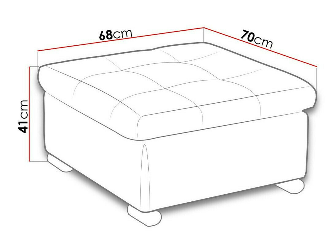 Set mobili imbottiti Comfivo Gemma II (Soft 020 + Majorka 03)