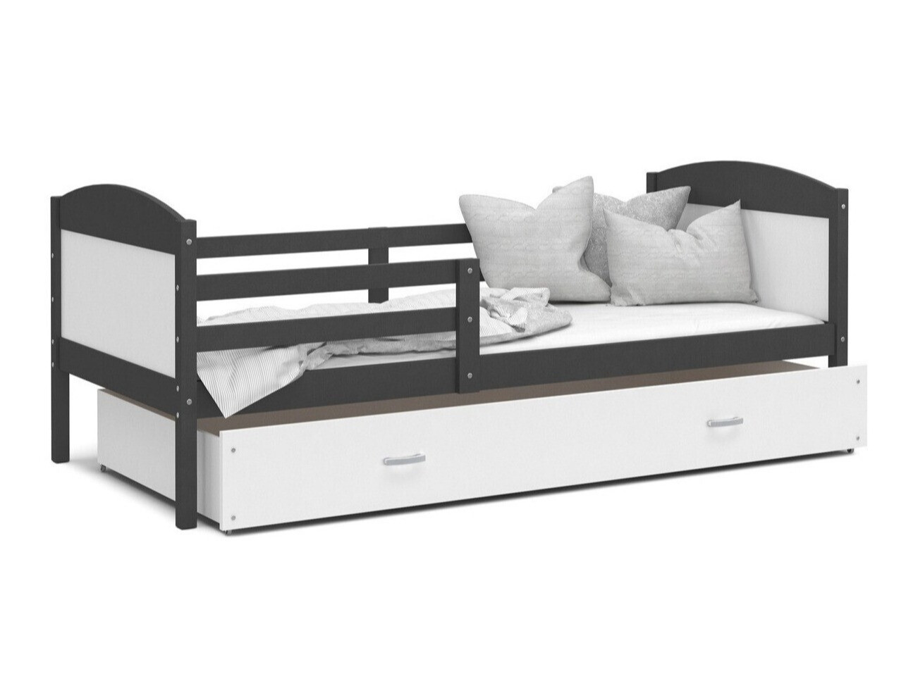 Letto Aurora 129 (Grigio)