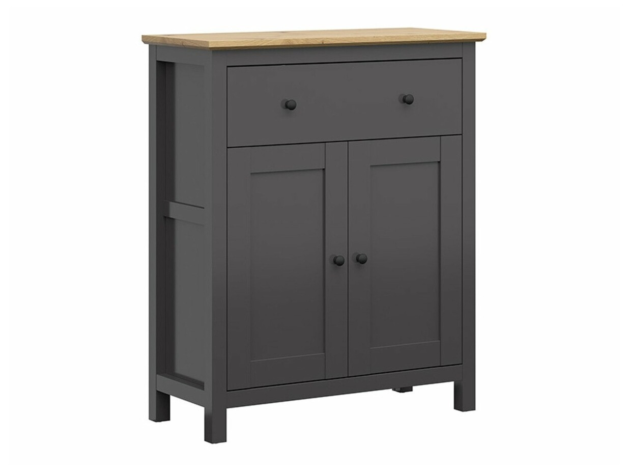 Cassettiera Sordoro 126 (Grafite + Rovere Artisan)