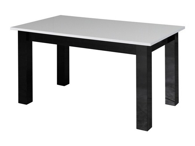 Tavolino da caffè Murrieta 154 (Bianco lucido + Nero lucido)