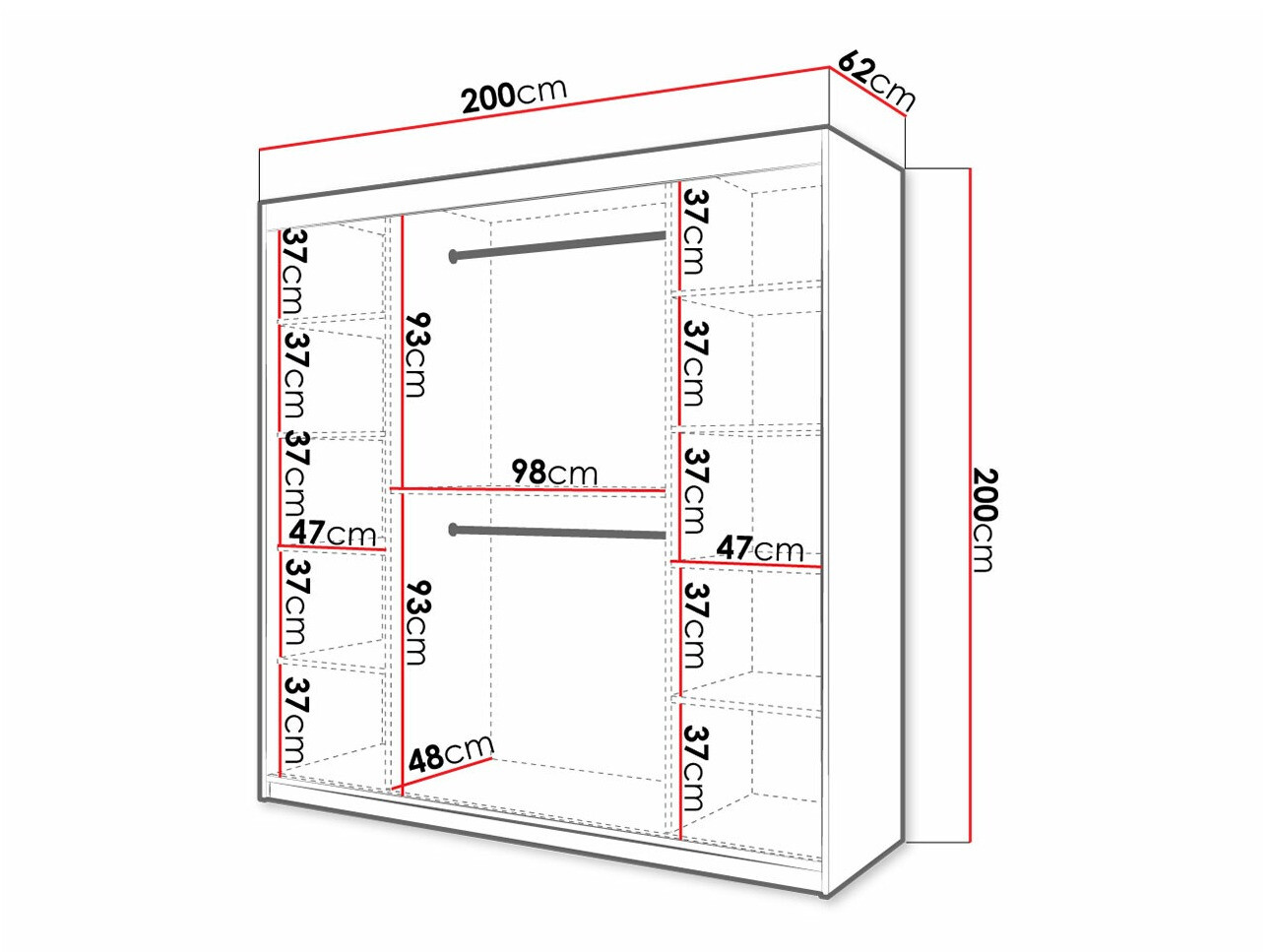 Armadio Hartford 400 (Bianco)