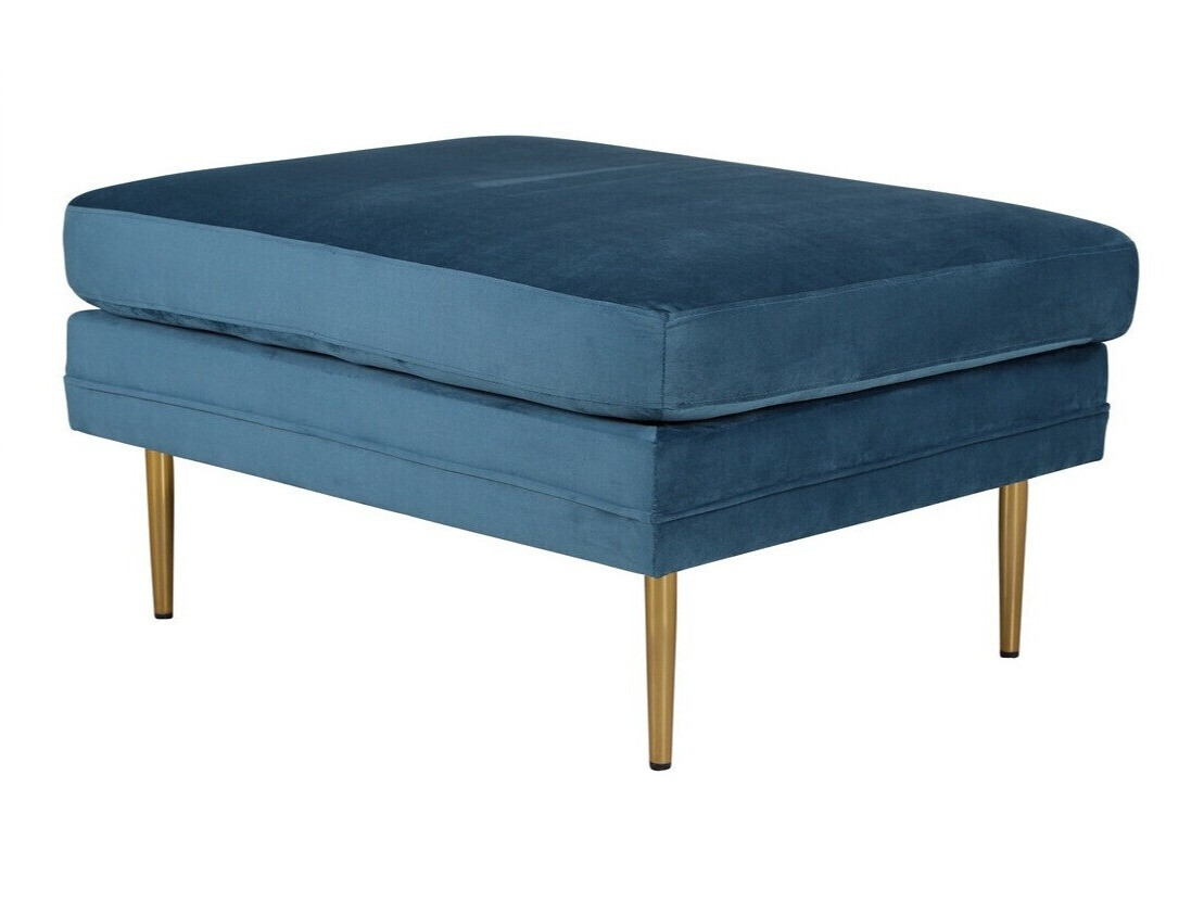 Panca imbottita Dallas 2653 (Blu + D'oro)